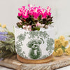 Custom Photo Dog Memorial Vintage Toile Style Plant Pot HA75 921760