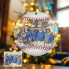 Custom Photo Baseball Team Softball Team Christmas Acrylic Ornament Gift HA75 897140