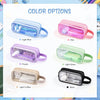 Custom Embroidered Name Double Layer Clear Pencil Case, Gift for Kids LM32 669573