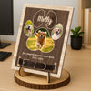 Custom Photo Your Pawprints Are Forever On Our Hearts Memorial 2-Layers Wooden Collar Frame LM32 893787