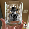 Personalized Vintage Photo Dad, Mom Whiskey Glass TH10 170077