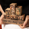 Custom Family Photo Collage Wooden Blocks Set - Gift For Family, Boyfriend, Girlfriend LM32 899177