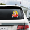 Custom Photo Baby In Car - Personalized Car Window Decal Sticker Gift For Family CH07 910320