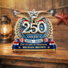 Personalized USA Eagles 250th Anniversary Semiquincentennial 1776-2026 Acrylic Block Plaque - Patriotic Memorial Decor HO82 901902