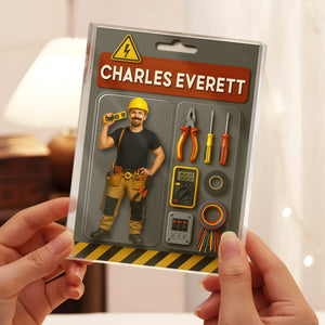 Custom Photo 3D Effect Mechanic Dad Acrylic Block Plaque, Unique Keepsake HO82 894220