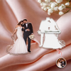 Custom Wedding Photo Acrylic Pin for Groom Newlywed Gift CH07 911078