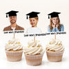 Custom Graduation Photo Look Who's Graduated Cupcake Topper HO82 901384