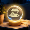 Personalized Ultrasound Photo Crystal Ball LED Night Light HO82 901468