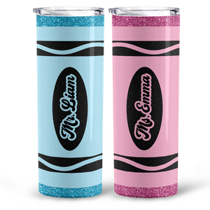 Custom Name Teacher Personalized Skinny Tumbler Gift for Teacher LM32 893741