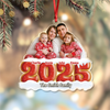 Custom Family Photo 2025 Cookie Christmas Acrylic Ornament CH07 899486
