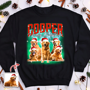 Custom Dog Photo Christmas Sweatshirt TH10 896269