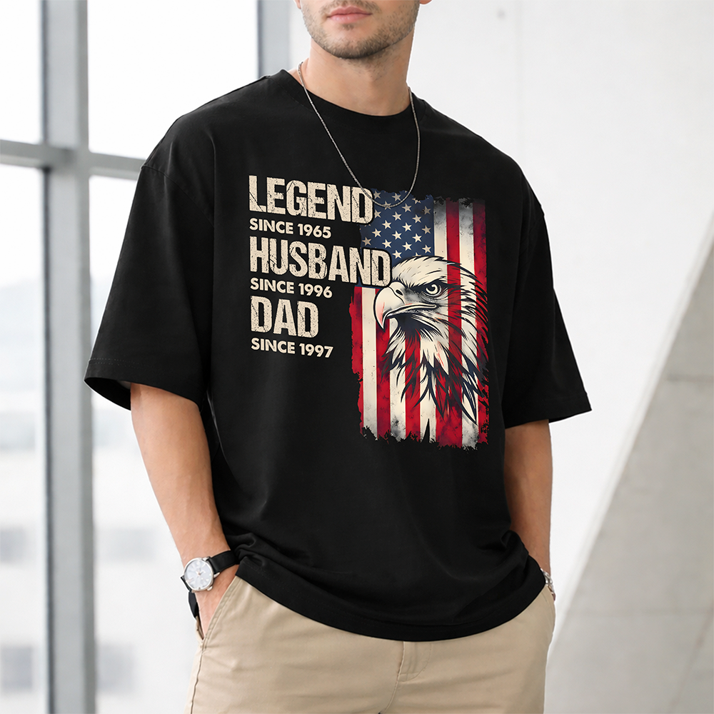 Personalized Legend Husband Dad US Flag Comfort Shirt TH10 169517