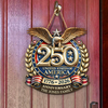 Custom Family Name USA Eagles 250th Anniversary Semiquincentennial 1776-2026 Doorsign Sign TH10 169569