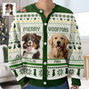 Custom Photo Merry Woofmas Christmas Ugly Cardigan TH10 896375