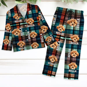 Custom Dog Photo Fluffy Pajamas Gift for Dog Lovers CH07 896268