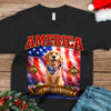 Personalized America 250 Years Of Freedom Dog Dark Shirt HA75 920252
