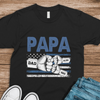 Custom Name Dad With Kids Hand-in-Hand Dark Shirt – Personalized Father’s Day Gift LM32 899613
