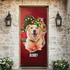 Custom Dog Photo Christmas Door Cover Gift For Dog Lovers TH10 896567