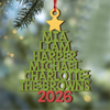 Personalized 2026 Family Names Christmas Wooden Ornament, Holiday Tree Decor LM32 670505
