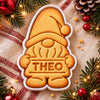 Custom Name Christmas Gnome Cookie Stamp Cute Holiday Baking Gift CH07 181138