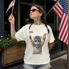Custom Cat Photo Patriotic 4th Of July Cat Comfort Colors Shirt Cat Lover Gift CH07 911892