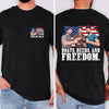 Custom Photo Boats, Hoes and Freedom 4th Of July America Flag Comfort Shirt TH10 170253