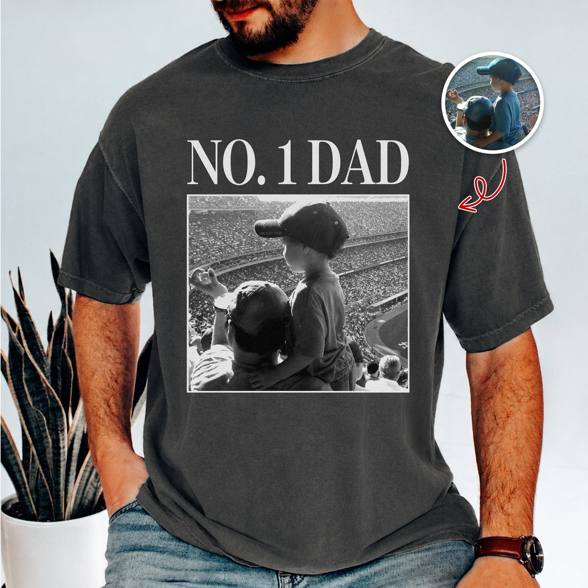 Custom Vintage Photo Best Dad Ever Retro Comfort Shirt, Gift For Dad, Grandpa, Father's Day HO82 902528
