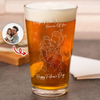 Custom Photo Forever Your Child Beer Glass Father's Day Gifts CH07 911442