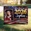 Custom Photo Class Of 2026 Graduating in America's 250th Anniversary Yard Sign CH07 895466