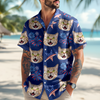 Custom Photo Face Independence Flag Hawaii Shirt CH07 895698