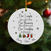 Custom Name Our Memories Are Countless Friendship Ceramic Ornament TH10 171399
