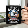American 250 Years Independence Eagle - July 4th 2026 Black Mug LM32 895249