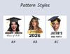 Custom Photo Congrats Graduation Class of 2026 Grad Party Favor Frosted Cups LM32 899895