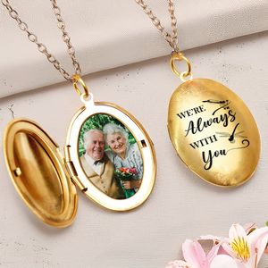 Custom Photo I'm Always With You Locket Necklace Memorial Gift HA75 892172
