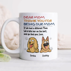 Thank You For Being Our Mom Dog Lover Mug TH10 892699