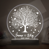 Personalized Tree Of Love LED Night Light Gift For Couple HO82 901124