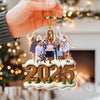 Custom Photo Cozy Xmas Crew Family Acrylic Ornament Gift For Mom, Dad, Brother, Sister, Kids HO82 900042