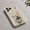 Custom Dog Dad, Dog Mom, Cat Dad, Cat Mom Personalized Leather Phone Case HA75 921888