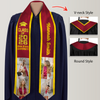 Custom Photo Graduation Stoles Personalized Class of 2026 Sash CH07 910062