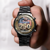 Custom Name America 250th Anniversary 1776 - 2026 Patriotic Wrist Watch CH07 911164