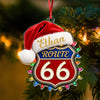 Custom Name Route 66 Acrylic Ornament, Christmas Decor For Car Lover TH10 171279
