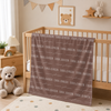Personalized Photo & Name Blanket for Kids, Soft Fleece Blanket, Newborn Baby Shower Gift, Nursery Blanket LM32 669515