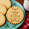 Personalized Couple Hands Cookie Stamp, Romantic Baking Gift HO82 904168
