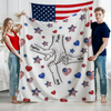Forever Connected, Hand in Hand - Family Personalized 3D Inflated Effect Printed Blanket HA75 920382