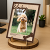 Custom Photo Forever In My Heart 2-Layered Wooden Plaque With Stand Memorial TH10 894231