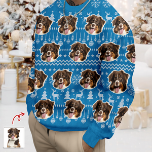 Custom Photo Have A Pawesome Christmas Ugly Sweater TH10 896291
