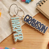 Custom Name Keychain Diaper Bag Tag, Label Bag Charm Kids Keychain LM32 669539