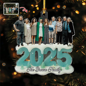 Custom Photo See Through You Family Acrylic Ornament Gift For Mom, Dad, Brother, Sister, Kids HO82 900208