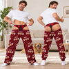 Custom Dog Photo And Name Sweatpants And Pajamas Pants Gift For Pet Lovers HO82 903658