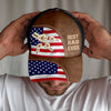Best Dad Ever With American Flag And Fist Bumps Personalized Classic Cap For Dads TH10 892965